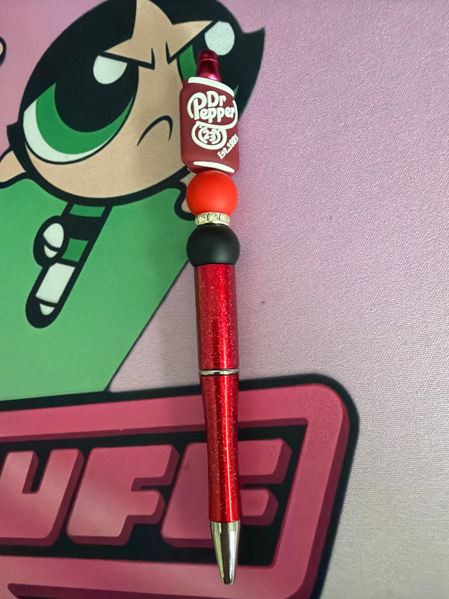 Dr Pepper pen