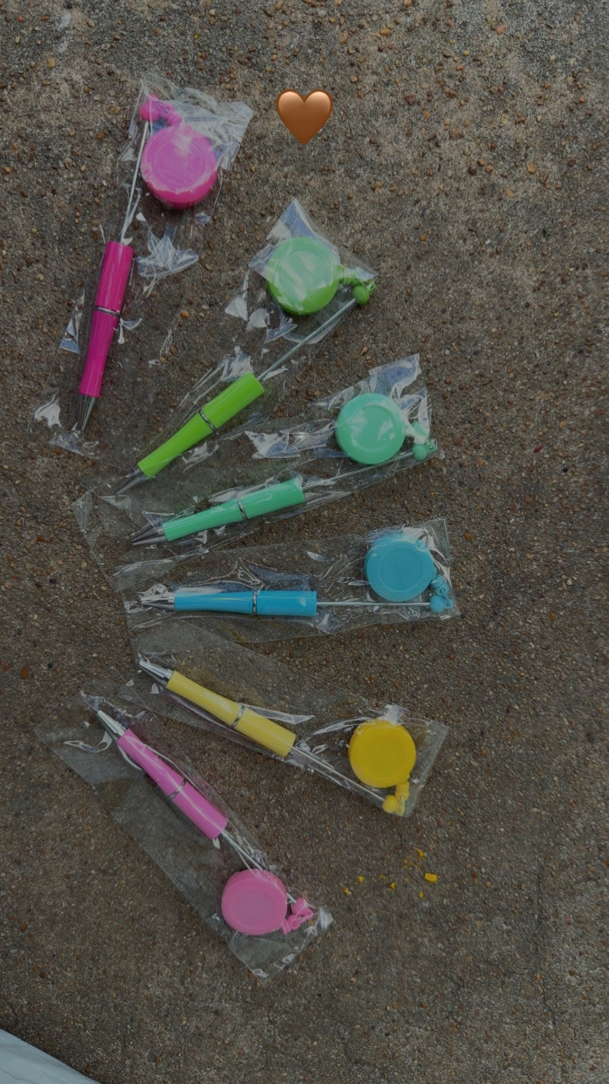 Easter Pens with Keychains