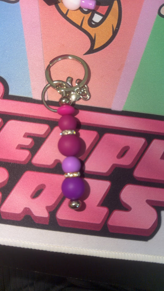 Purple delight keychain